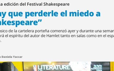 Página 12: «Hay que perderle el miedo a Shakespeare”