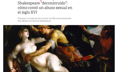 Violencia de género y literatura Shakespeare “deconstruido”: cómo contó un abuso sexual en el siglo XVI